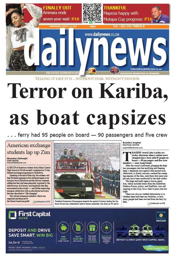 Wednesday 12 August 2026